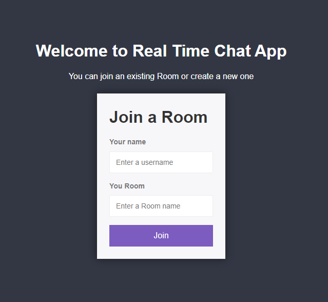 Real time chat application using NodeJS and Socket.io